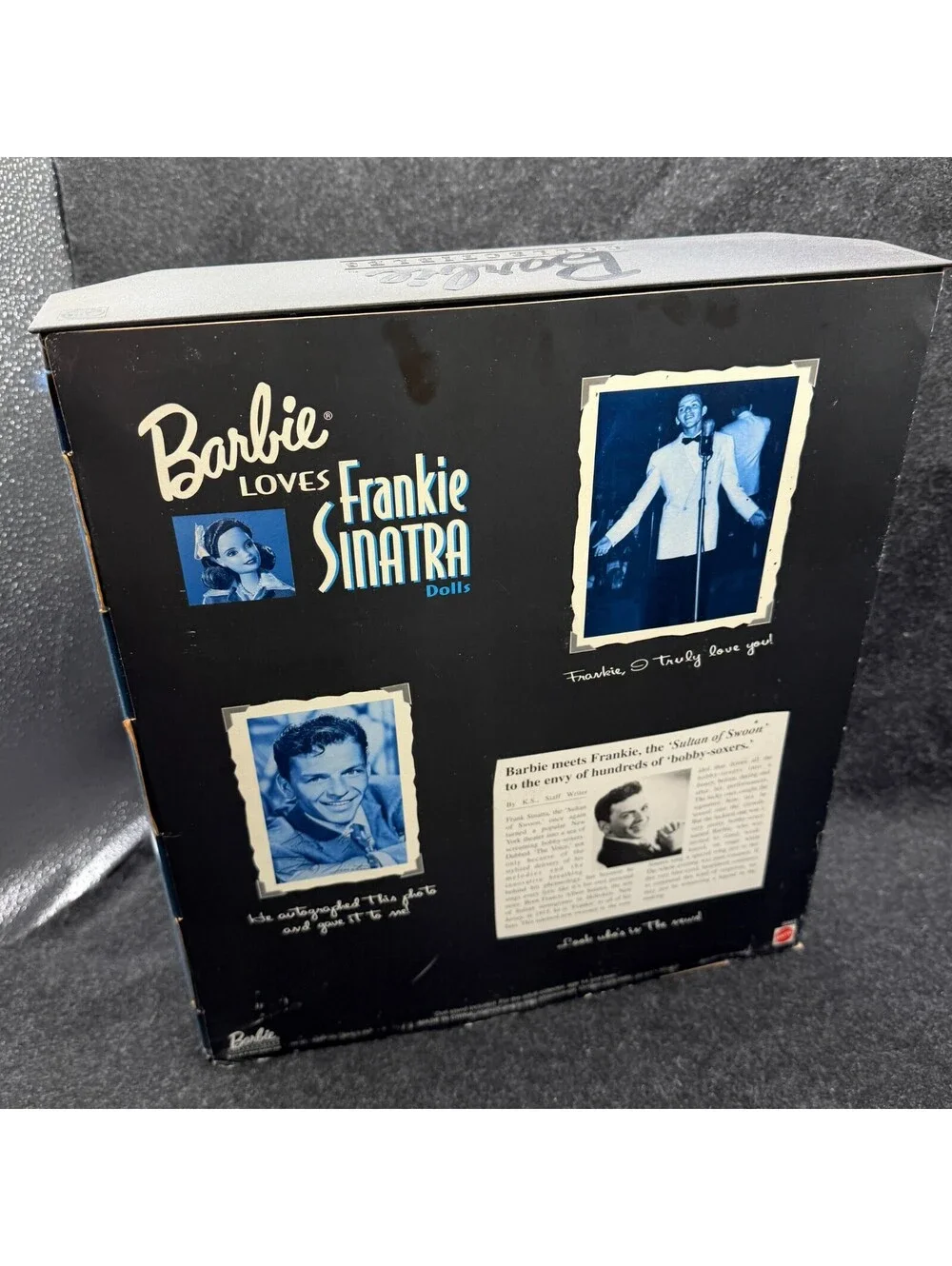Barbie Loves Frank Sinatra Collectors Edition Doll Gift Set 1999 Mattel #22953